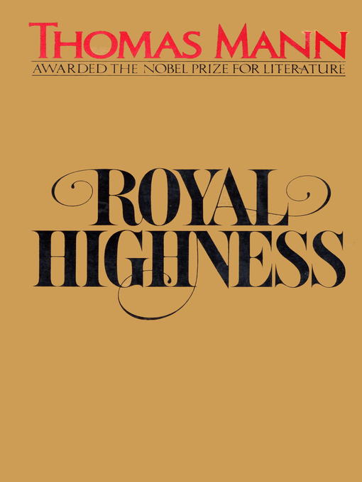 Title details for Royal Highness by Thomas Mann - Available